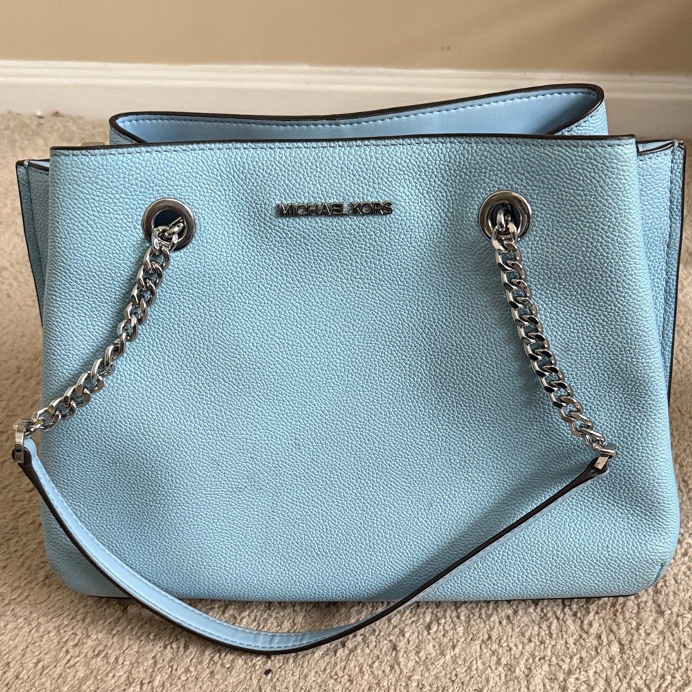 LAST CHANCE!!!! Michael Kors Sky Blue Shoulder Bag